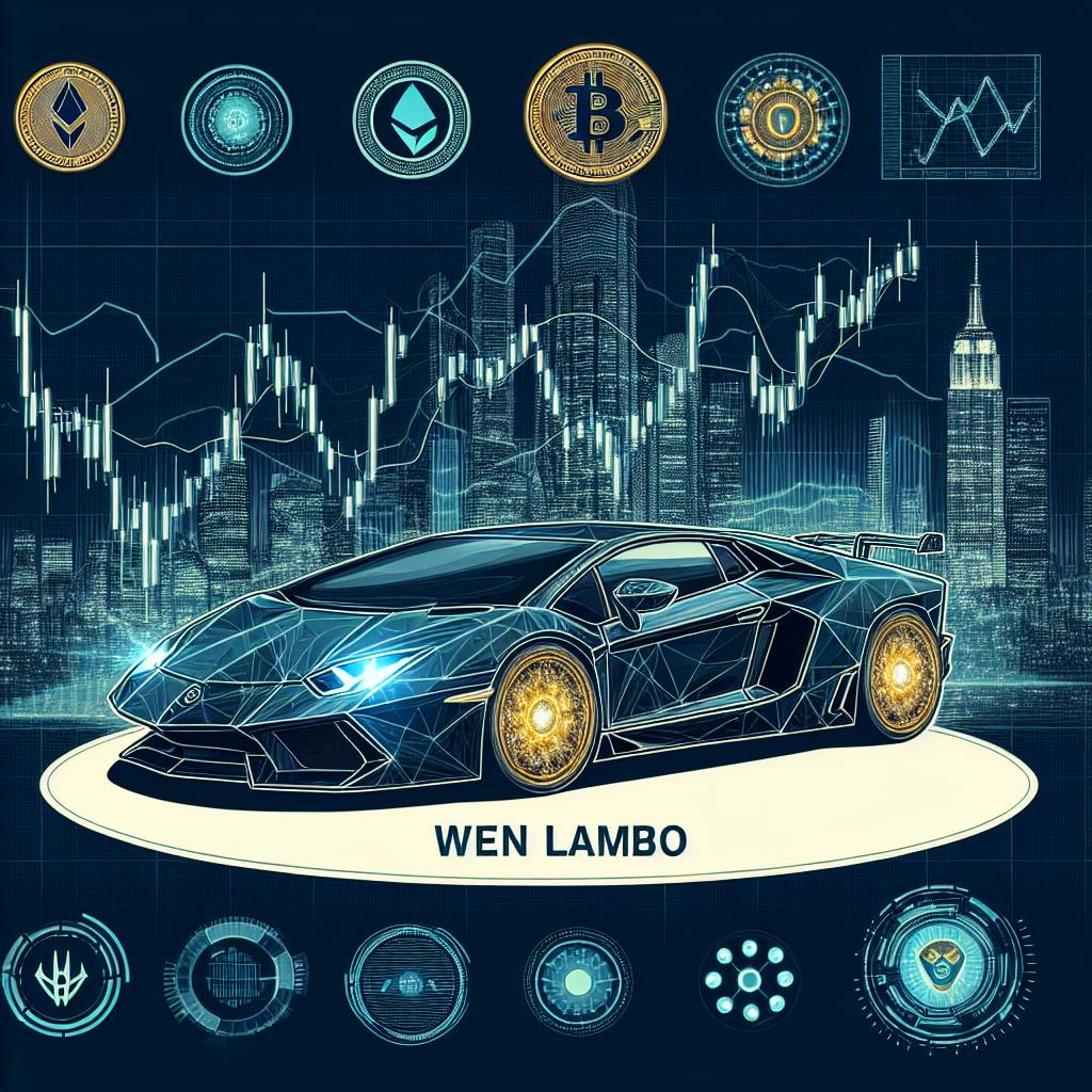 What is the meaning of 'wen lambo' in the context of cryptocurrency?