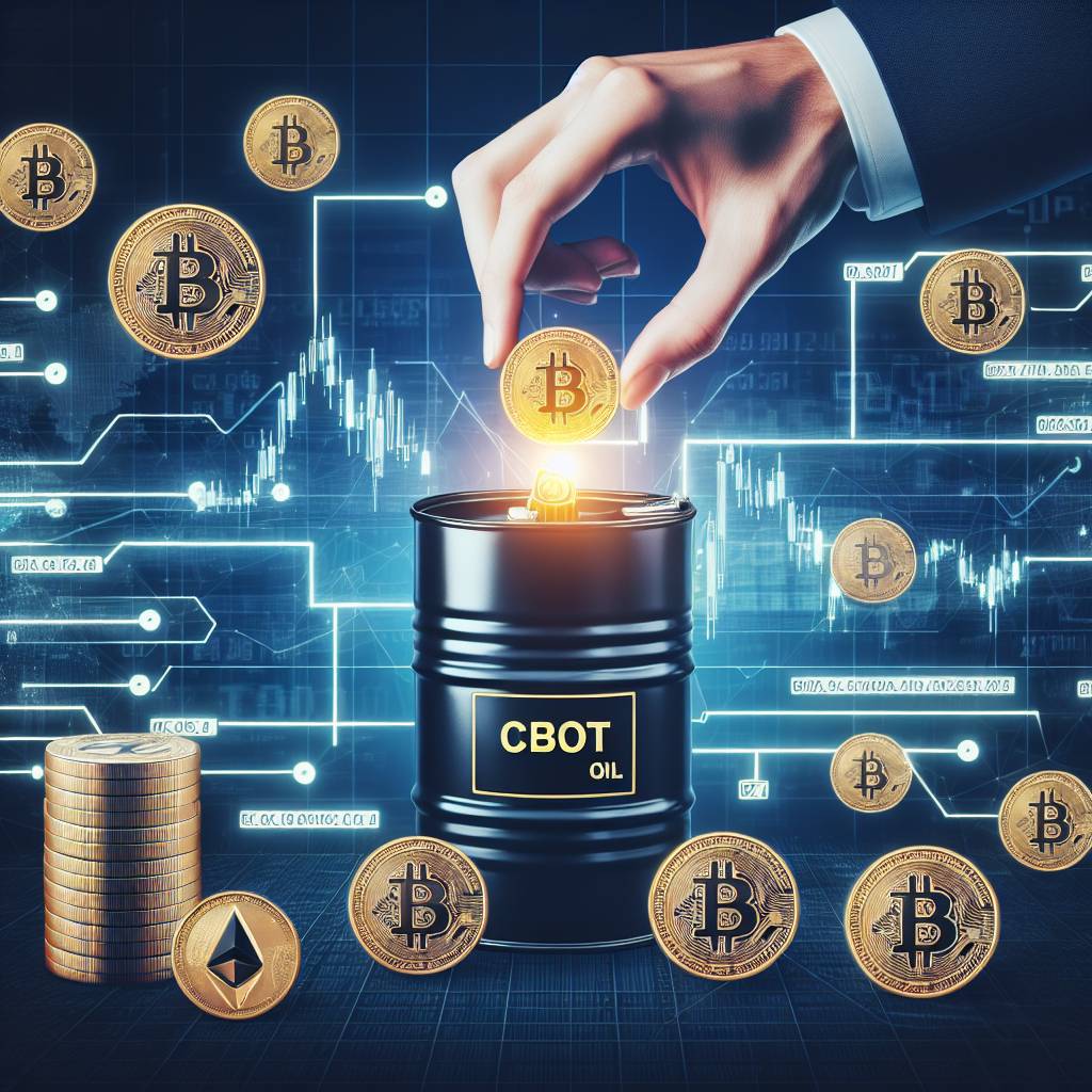 What are the key factors influencing the correlation between CBOT oil and cryptocurrencies?