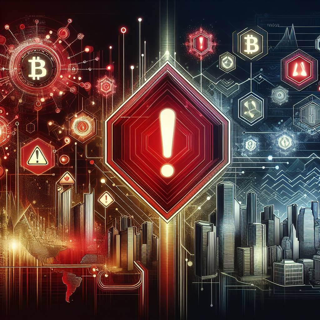 What are the precautions to take when dealing with cryptocurrencies under the red notice?