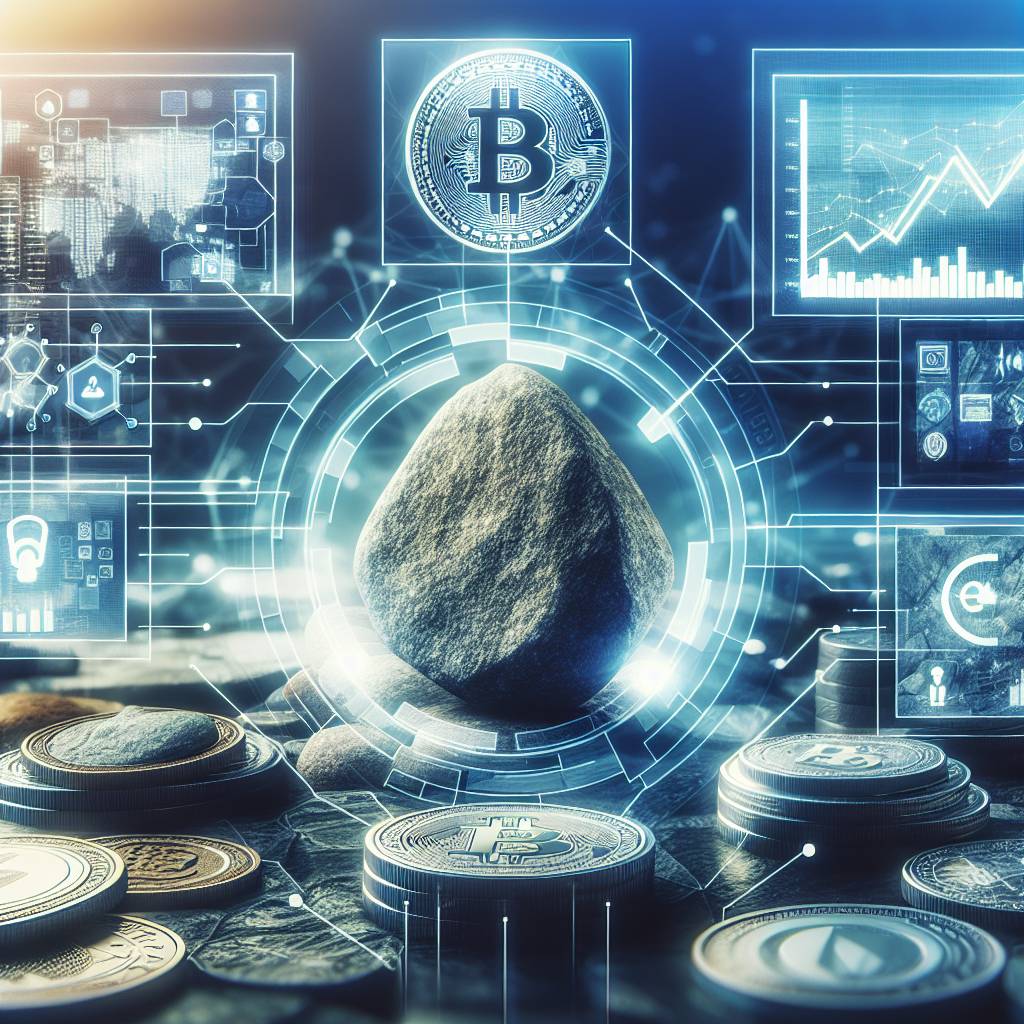 How can stone tokens be used as a form of digital currency?