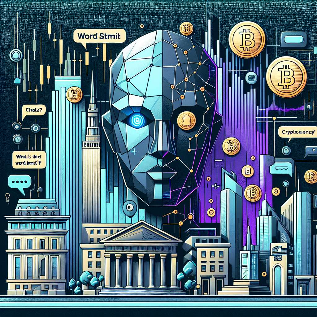 What is the word limit for chatbots in the cryptocurrency industry?