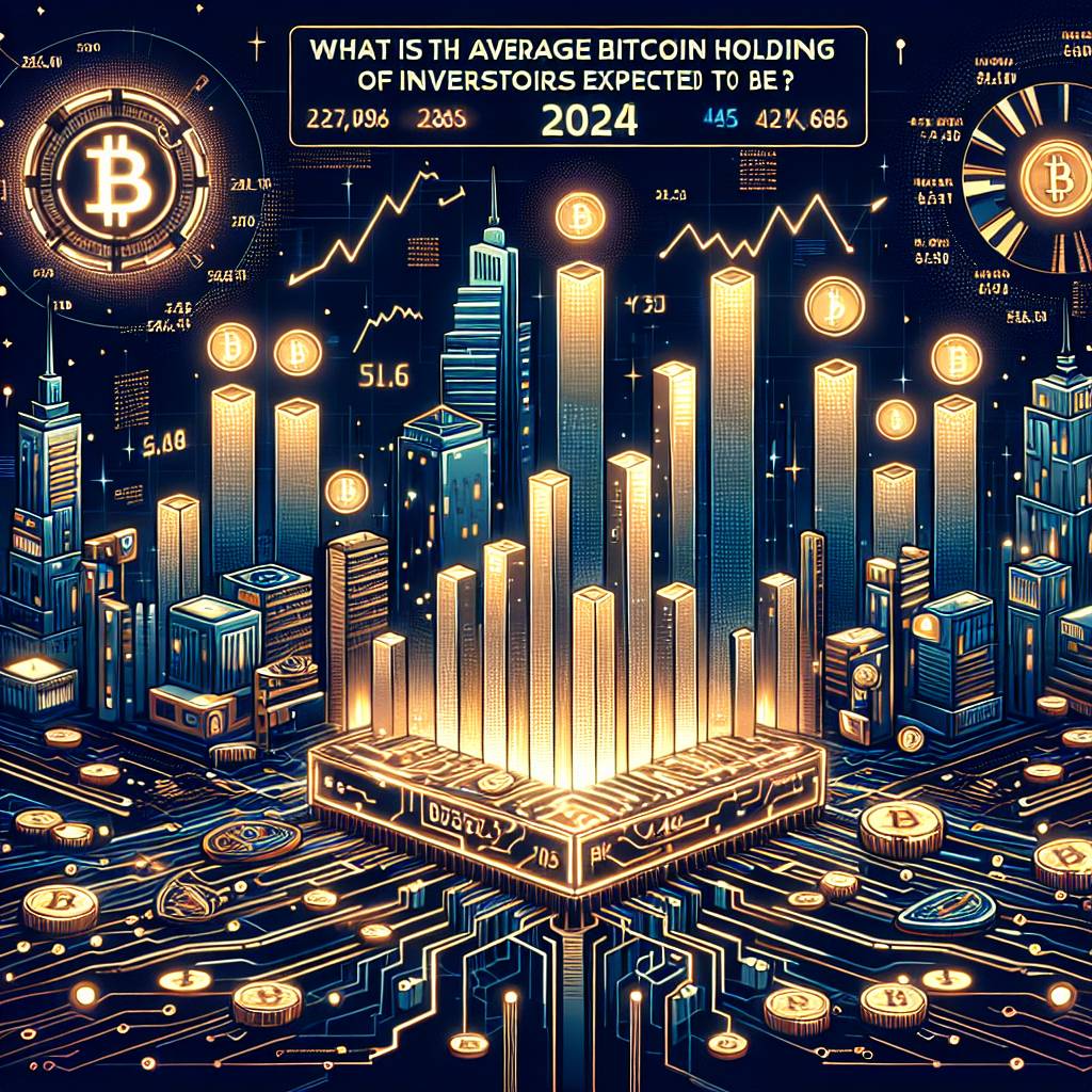 What is the average Bitcoin holding of investors expected to be in 2024?