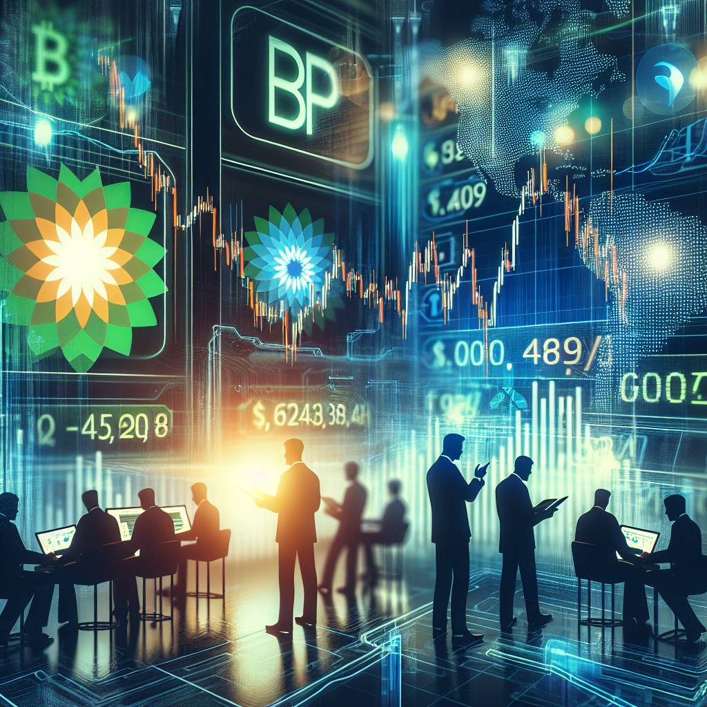 What strategies can be used to analyze the stock market quote for BP in the context of cryptocurrencies?