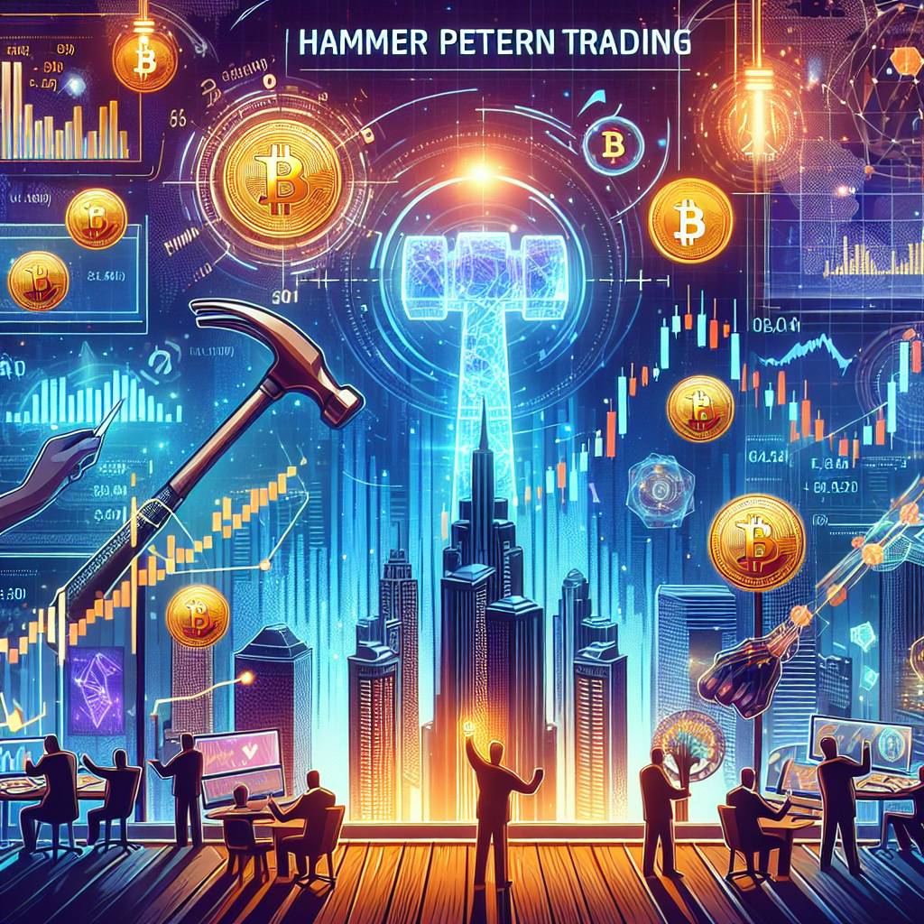 What is the significance of a bullish hammer pattern in the cryptocurrency market?