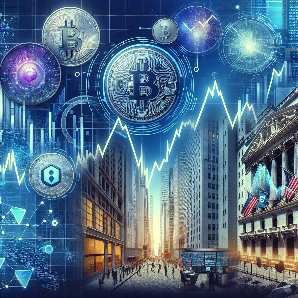 How does a gap down in stocks affect the value of cryptocurrencies?