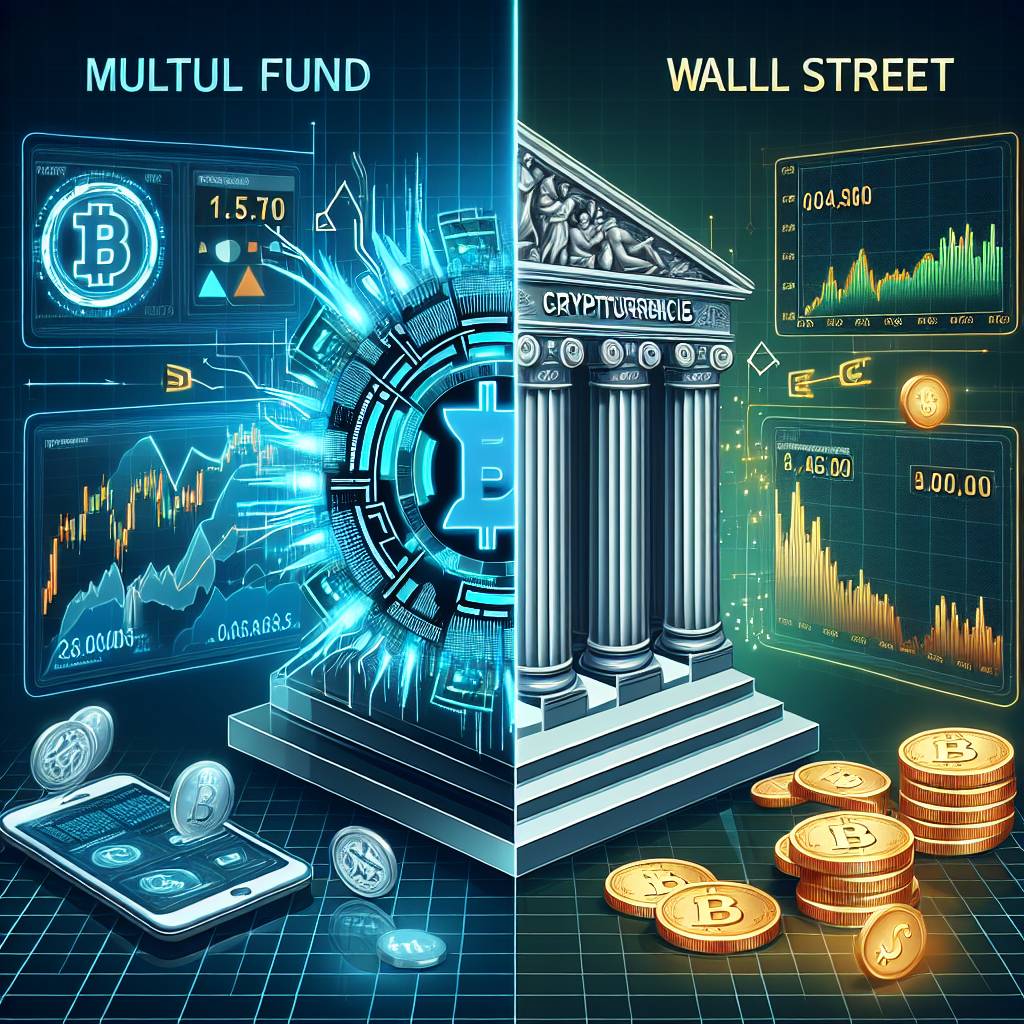 How do mutual funds compare to cryptocurrencies in terms of risk and return?