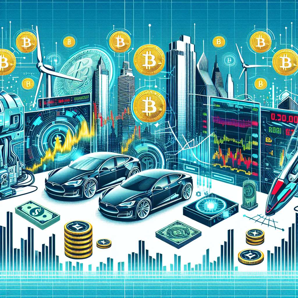 How can Tesla actions influence the price of cryptocurrencies?