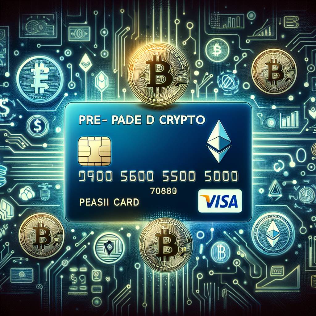 How can I convert my prepaid digital Visa into cryptocurrencies?