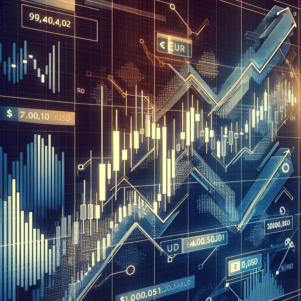 Are there any websites that provide a live chart for the EUR to USD conversion rate in the cryptocurrency market?