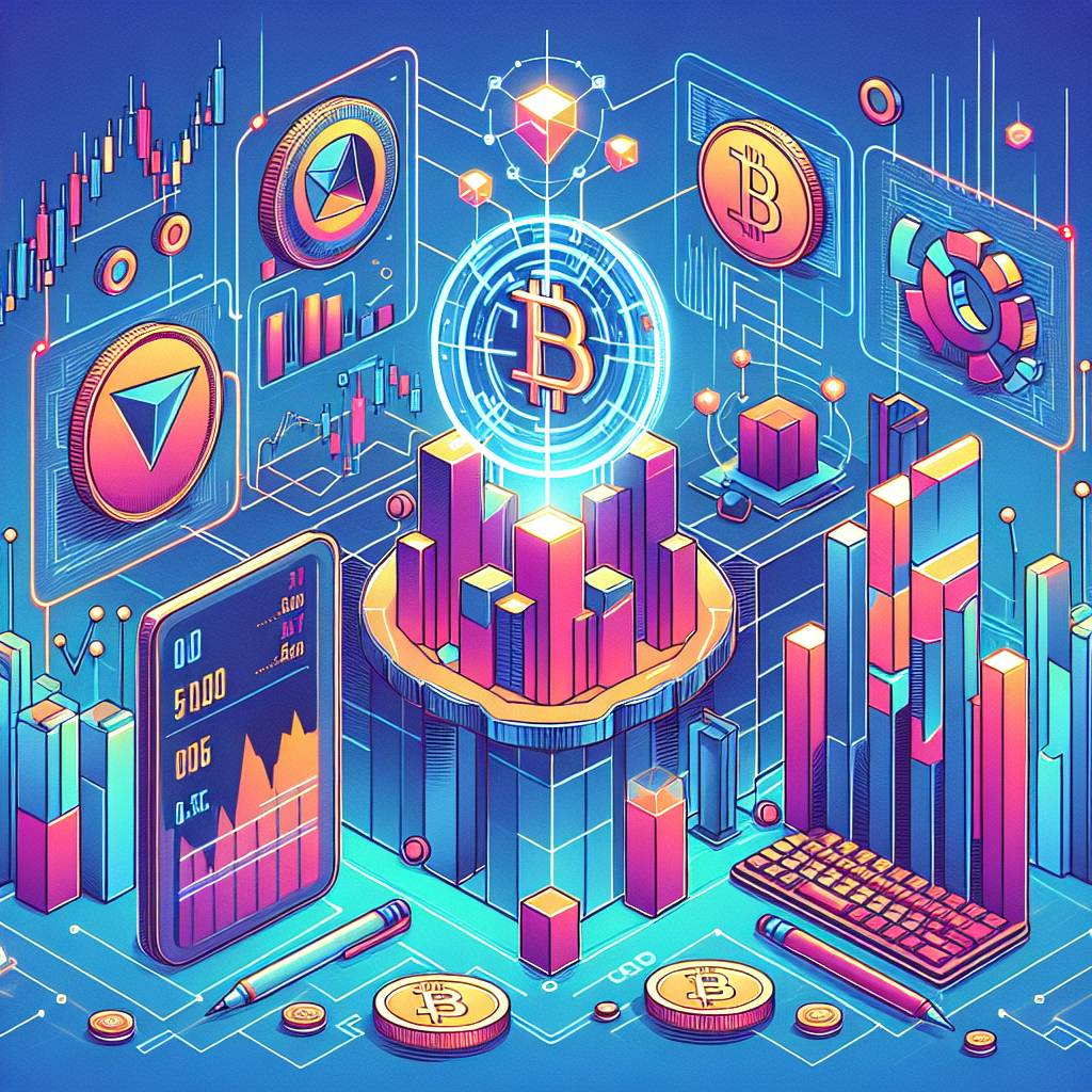 How can I use trading charts to analyze the performance of cryptocurrencies?