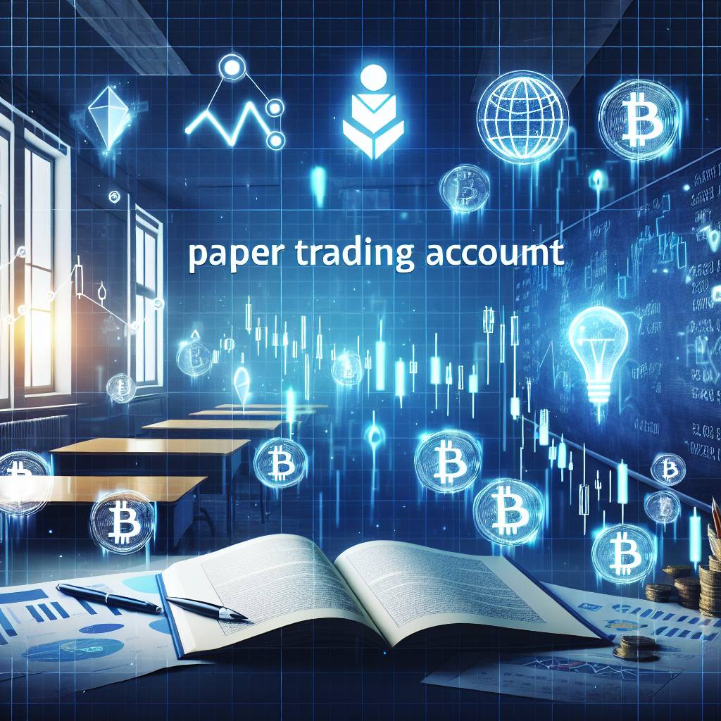 How does a paper trading account help beginners learn about cryptocurrency trading?