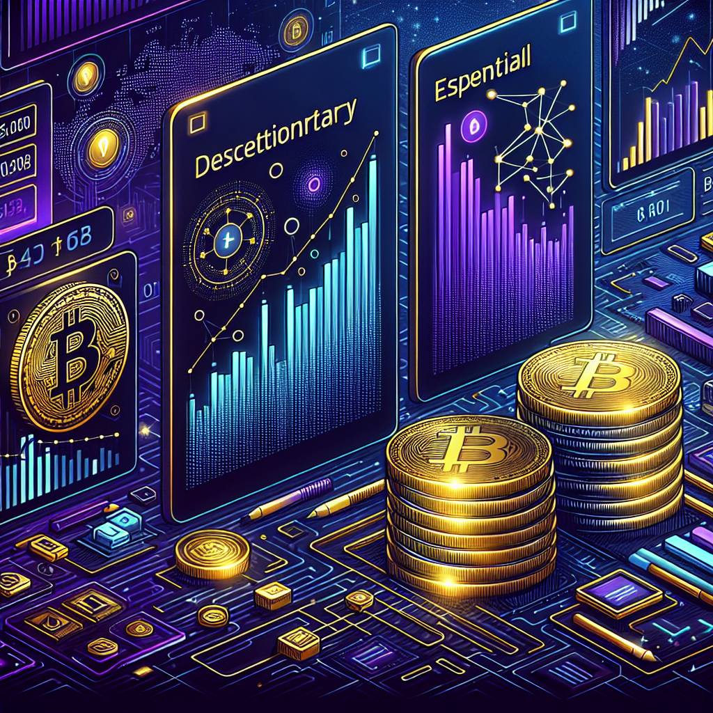 What are the common discretionary expenses for cryptocurrency traders?