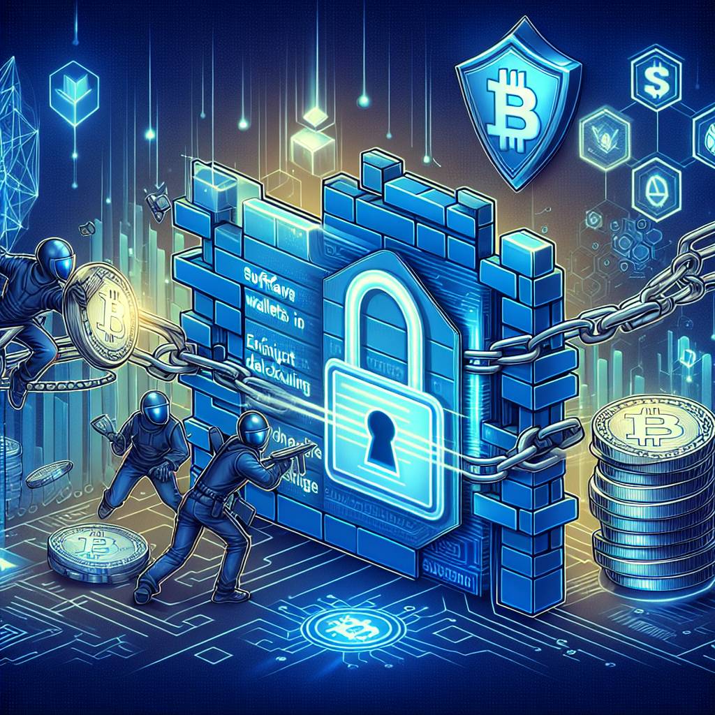 How do software crypto wallets protect against hacking and theft?
