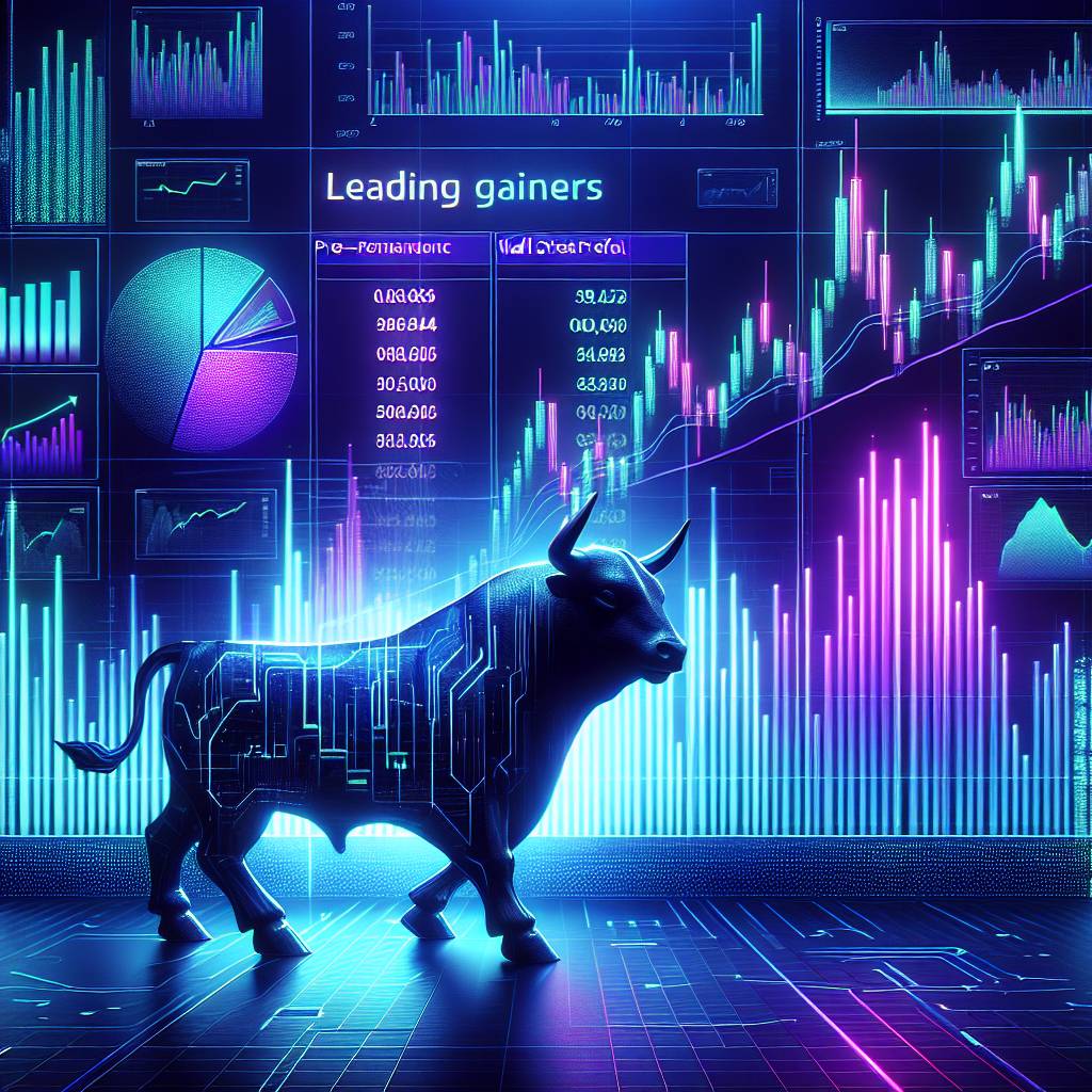 What are the leading gappers in the premarket for cryptocurrencies today?