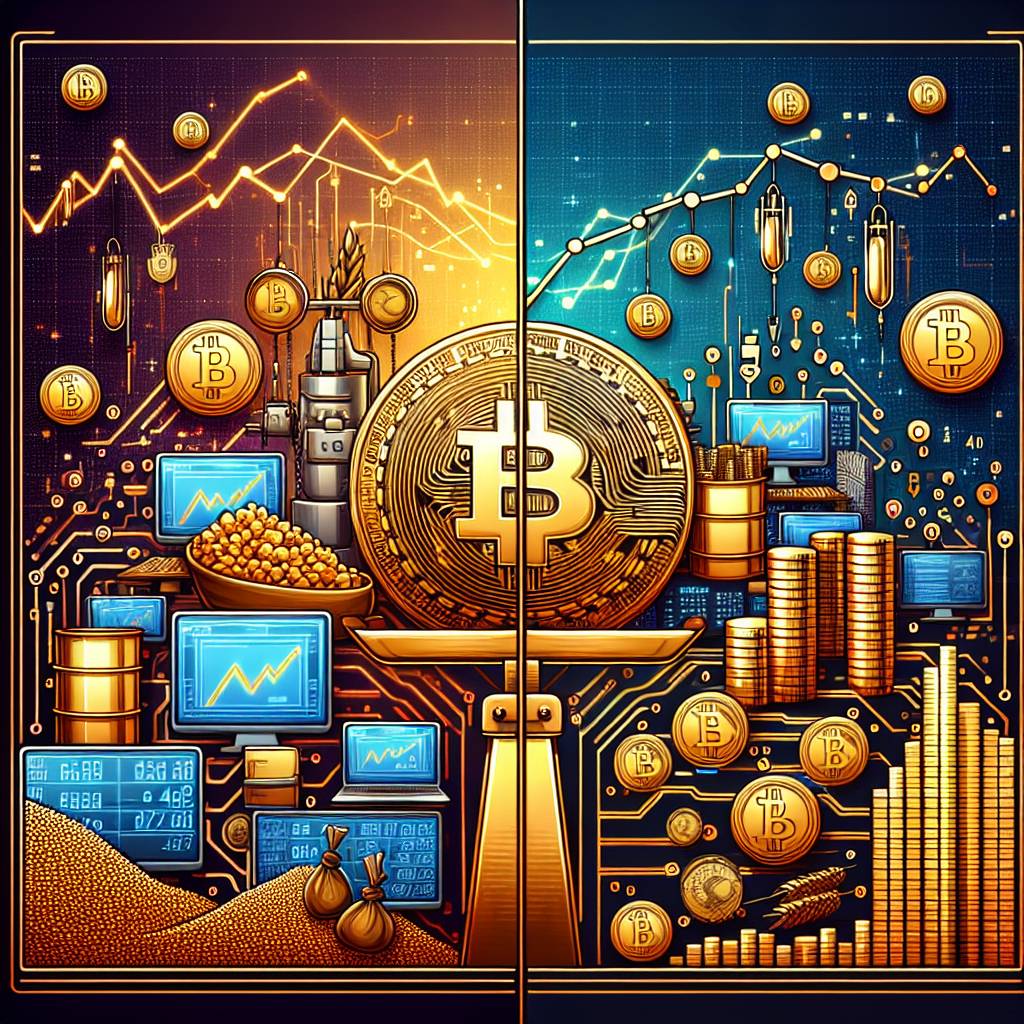 How does the rise in commodity prices affect the value of cryptocurrencies?