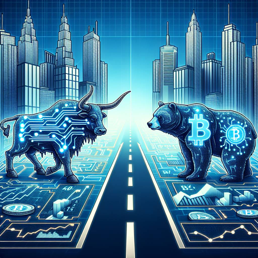 What are the indicators that determine whether the bears or the bulls are in control of the cryptocurrency market?