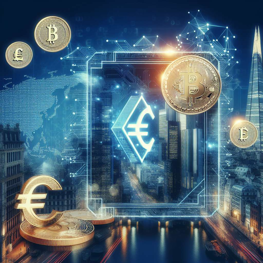 How can I safely convert my pounds to euros using digital currencies?