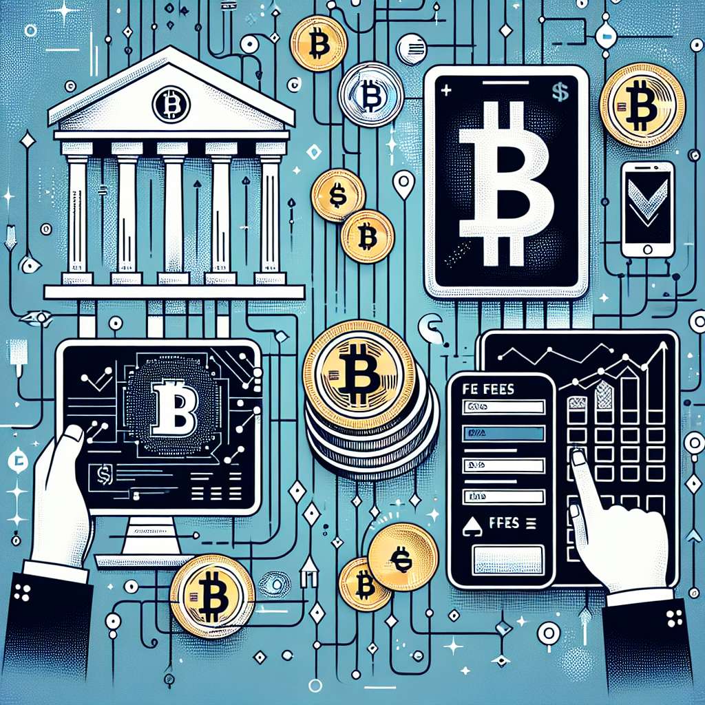 Are there any fees involved in transferring money from a bank to a bitcoin wallet?