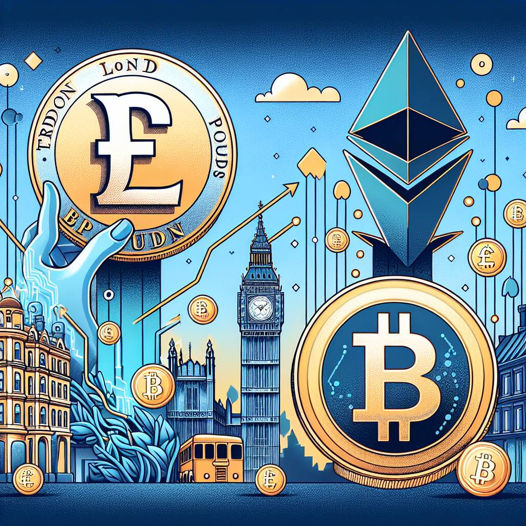 How can I convert my United Kingdom money into popular cryptocurrencies?
