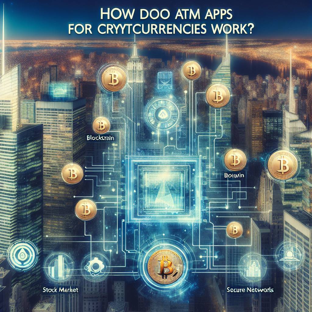 How do ATM processor companies facilitate transactions for cryptocurrencies?