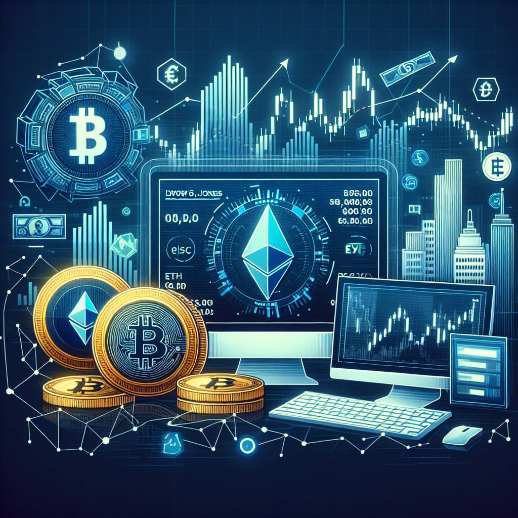 How do Dow Jones stock markets futures affect the value of cryptocurrencies?