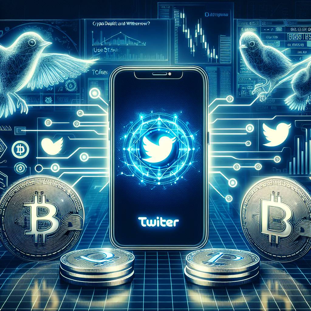 Why is it important for a Twitter wallet to support deposit and withdrawal of digital currencies in the cryptocurrency market?