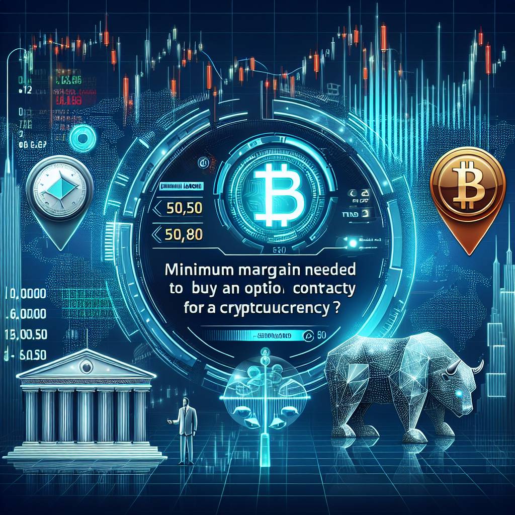 What is the minimum margin required for trading e-mini Dow futures in the world of digital currencies?