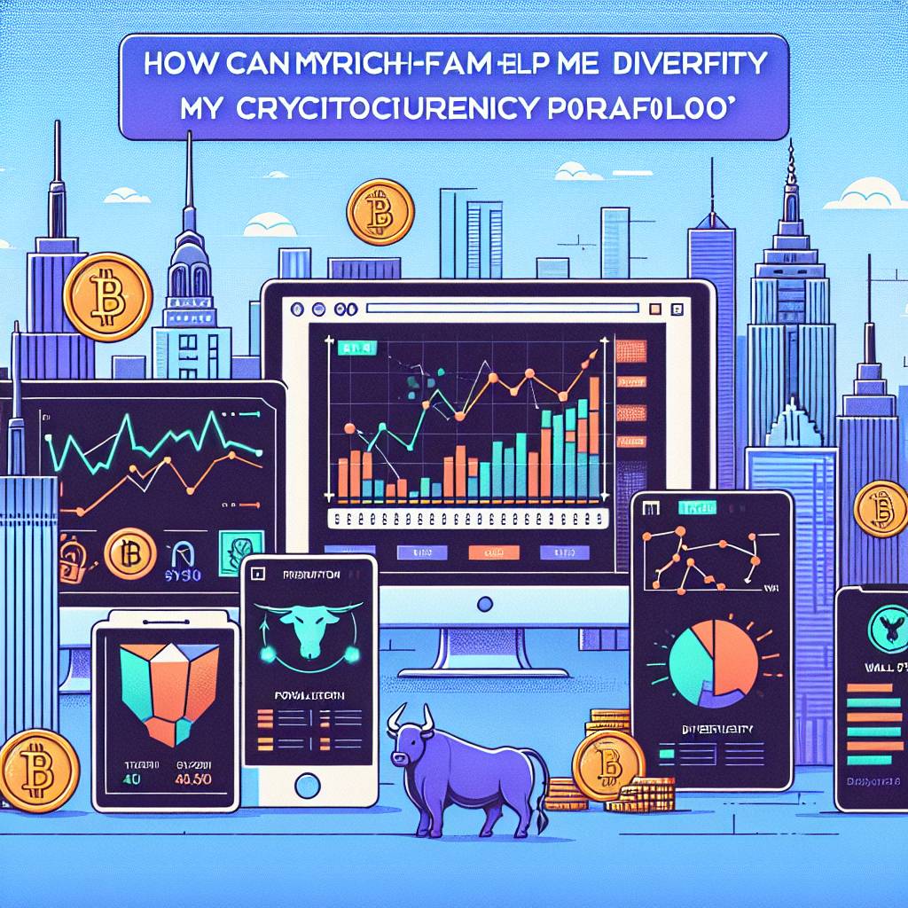 How can myrichfarm help me diversify my cryptocurrency portfolio?