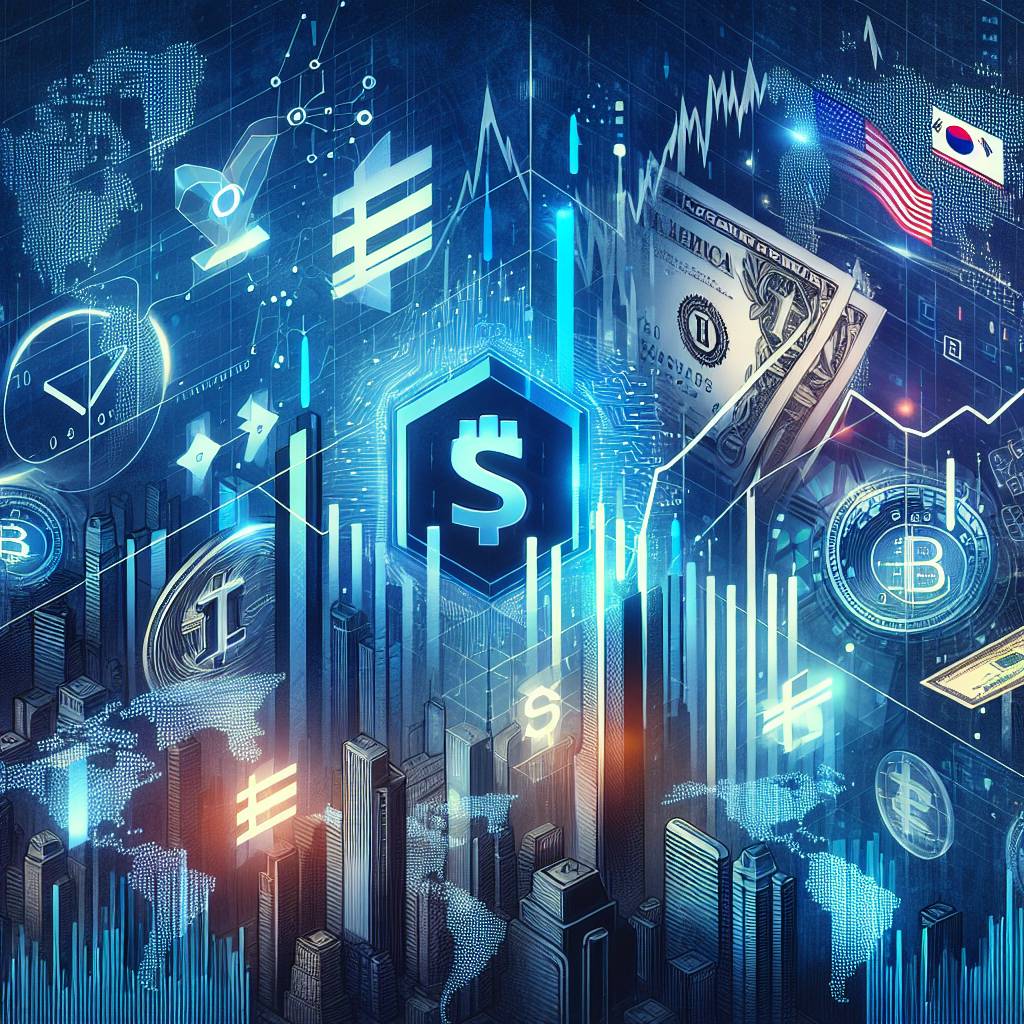 How has the exchange rate between Korean won and US dollar fluctuated in the digital currency industry?