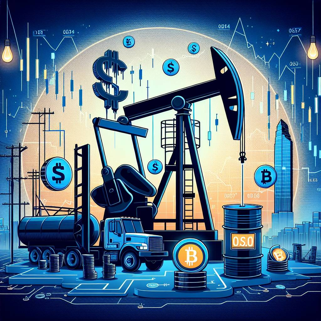 How does the price of commodity oil affect the value of cryptocurrencies?