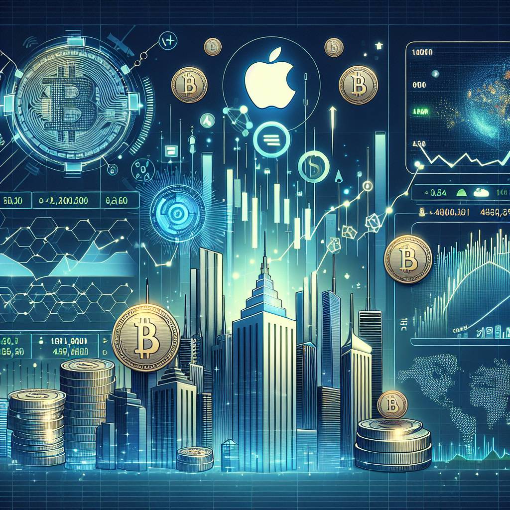 What is the current price of Bitcoin compared to the stock price of Apple?