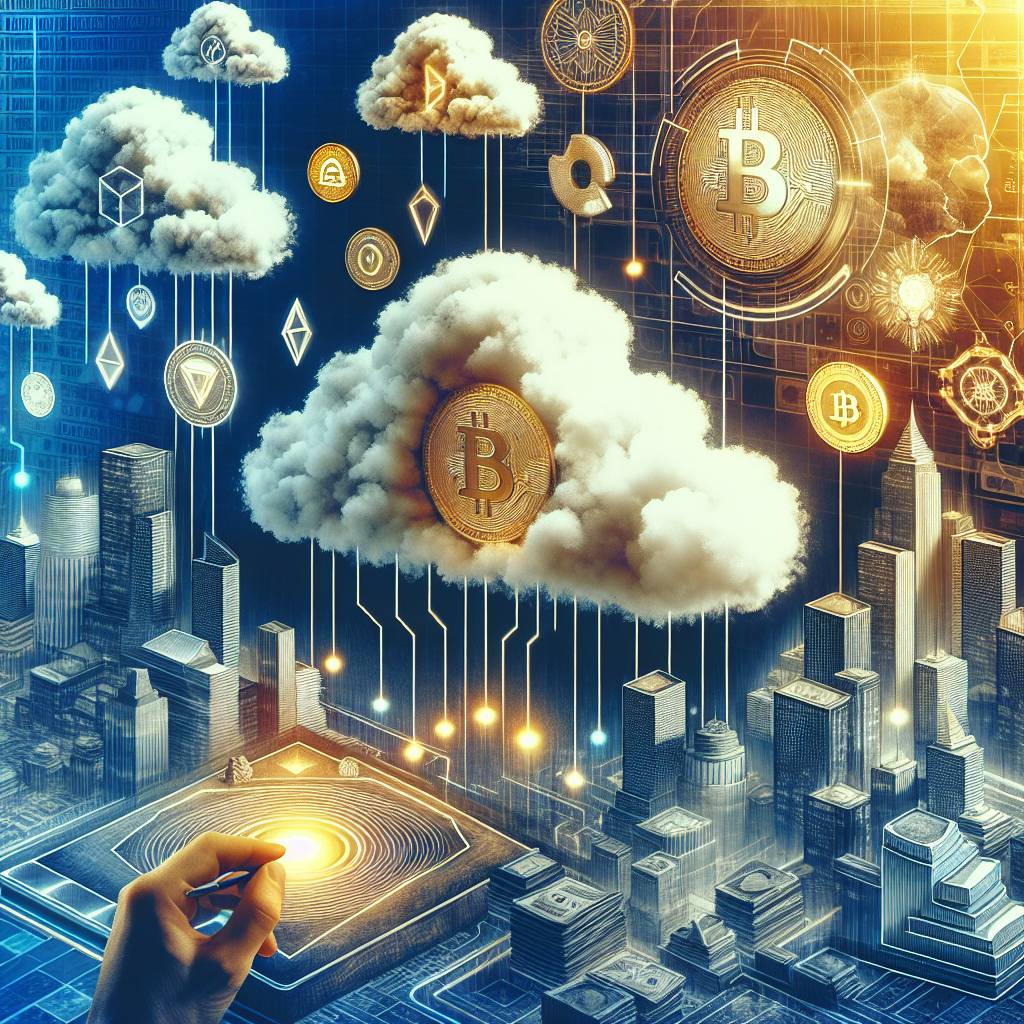 What are the advantages of using cloud marketplaces for investing in digital currencies?