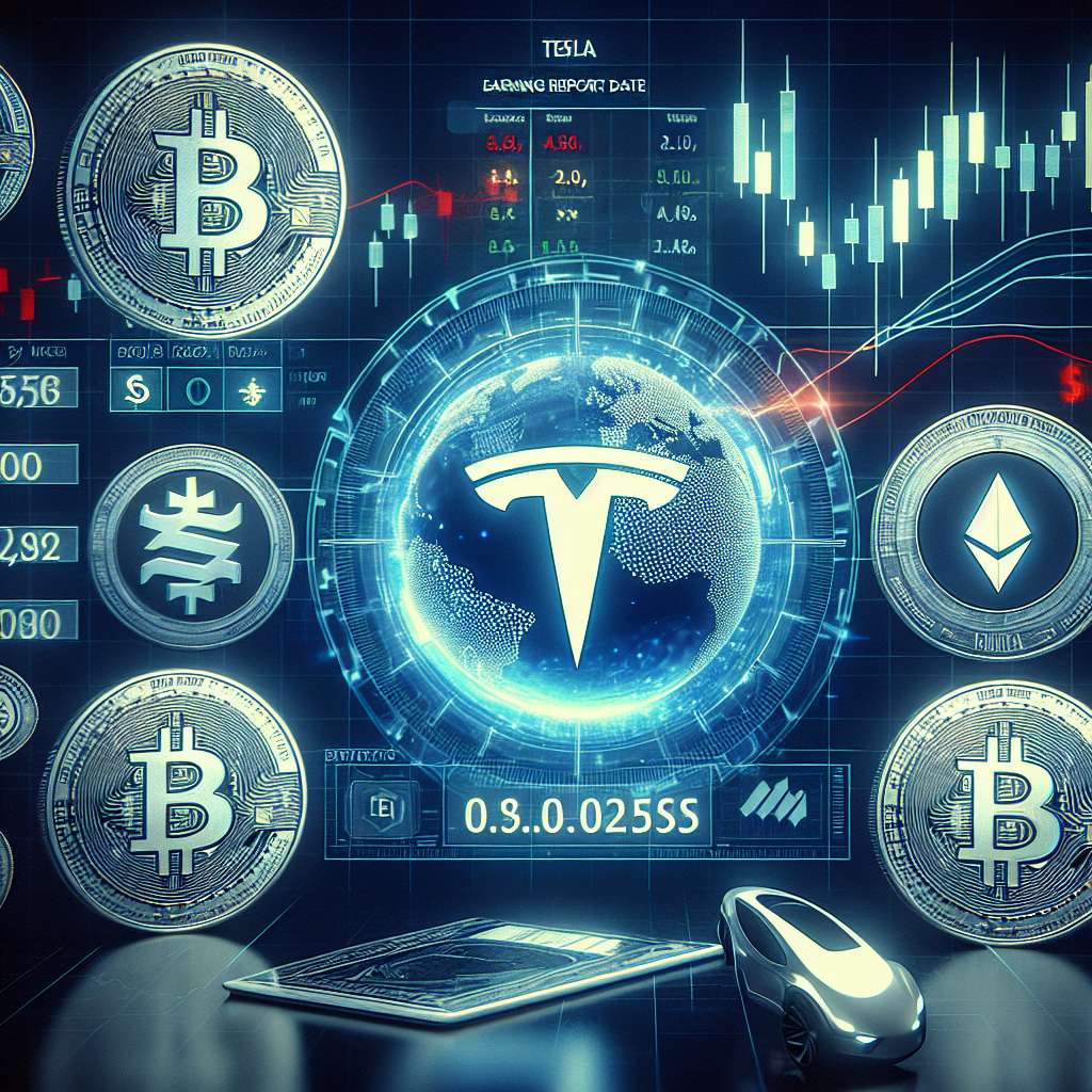 How does Tesla's earnings per share compare to other digital currency companies?