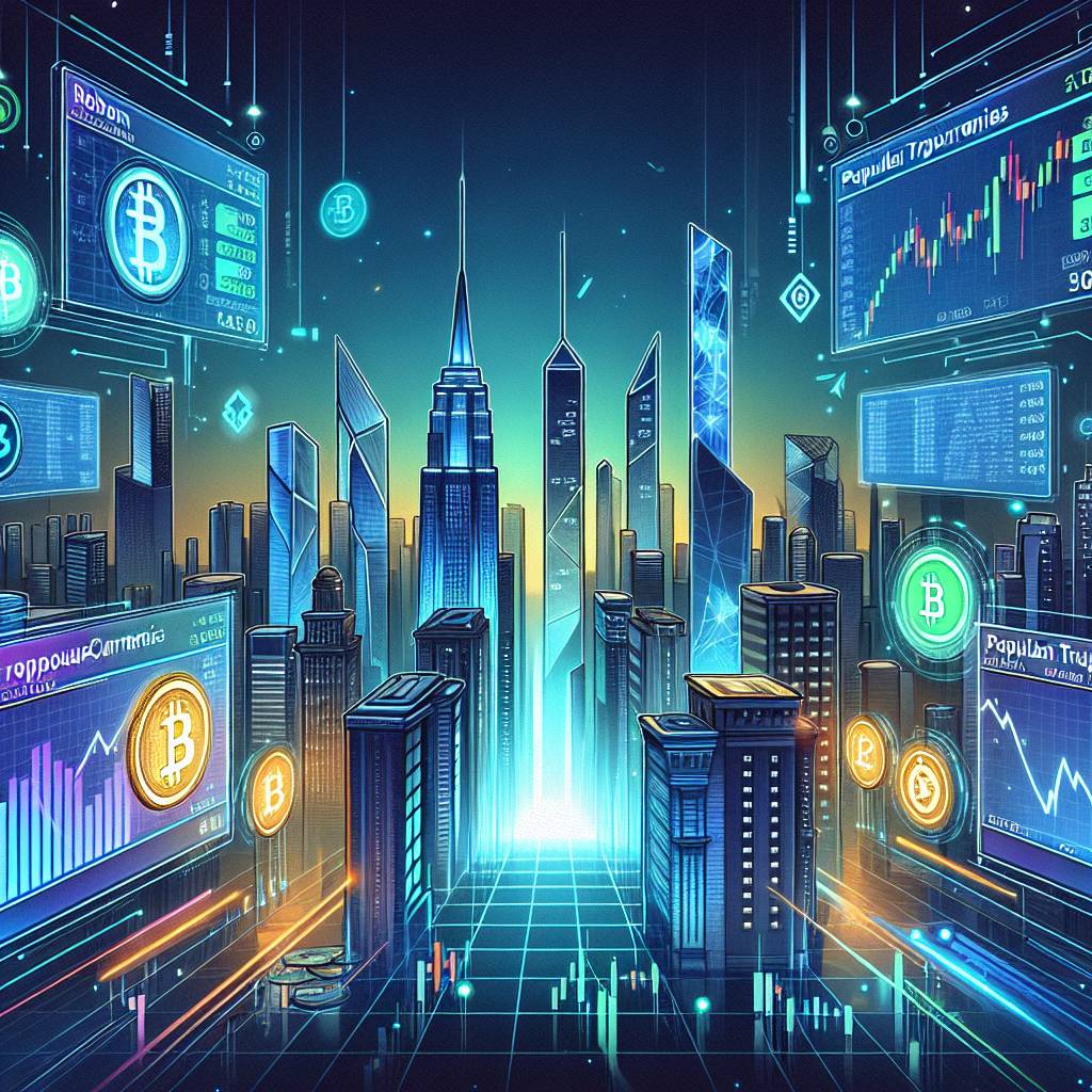 What are the most popular digital currencies traded on Robinhood Street?