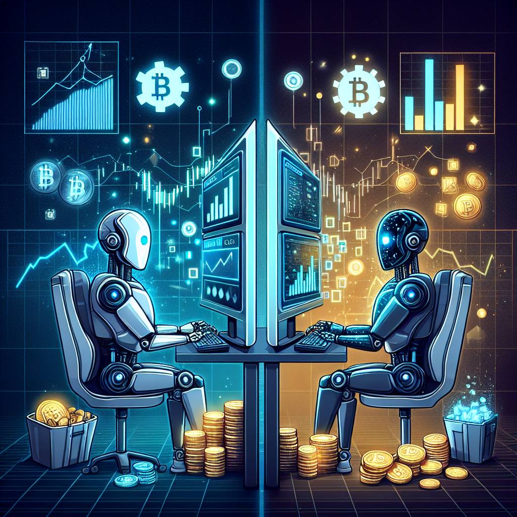 What are the advantages and disadvantages of using a robot trader in cryptocurrency trading?