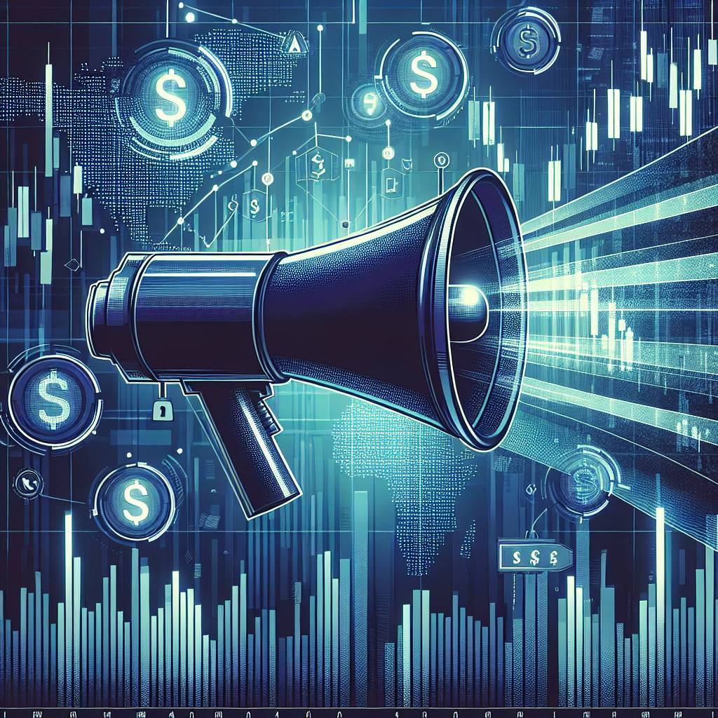 What are the common megaphone chart patterns in the cryptocurrency market?