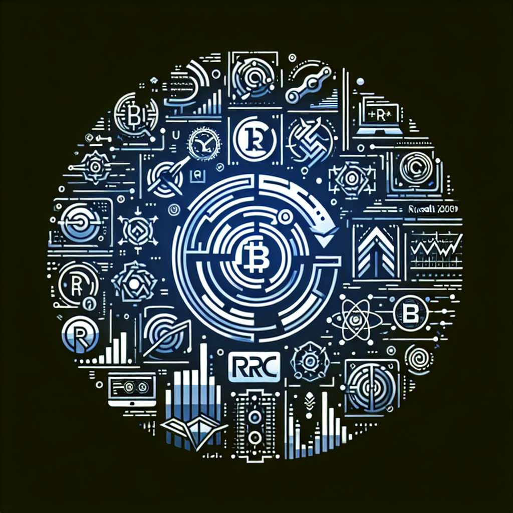 Which sectors within the Russell 2000 index have the highest weights for cryptocurrency-related companies?