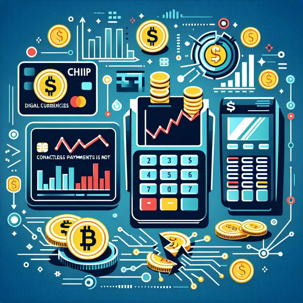 How can I use digital currencies for contactless payments if my contactless function is not working but chip and pin is?