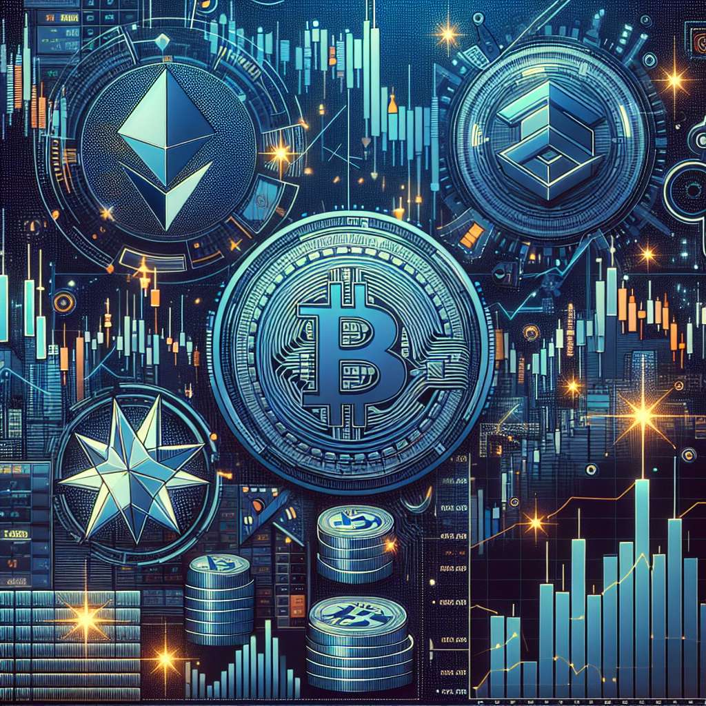 Which cryptocurrencies have shown significant price drops after the formation of an evening star chart pattern?