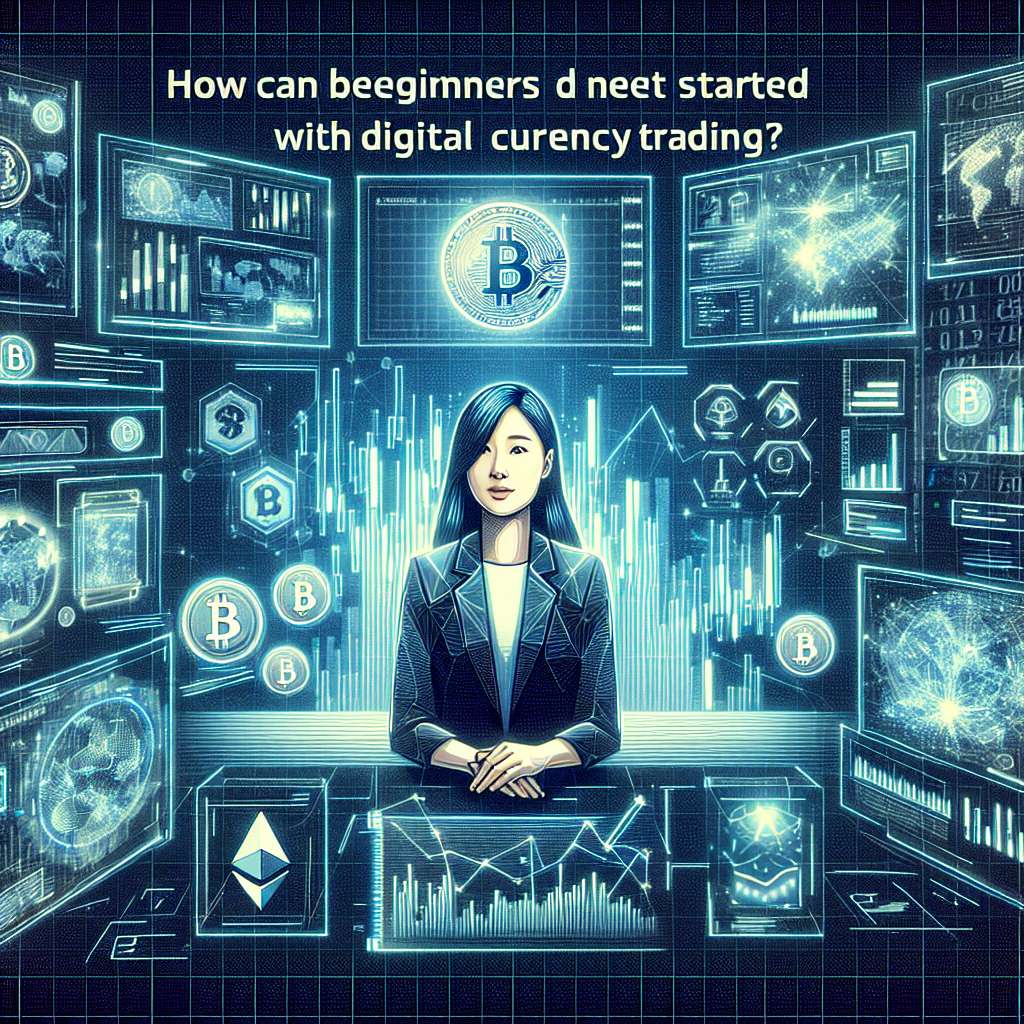 How can beginners get started with digital currency trading, according to Sharon Kimathi?