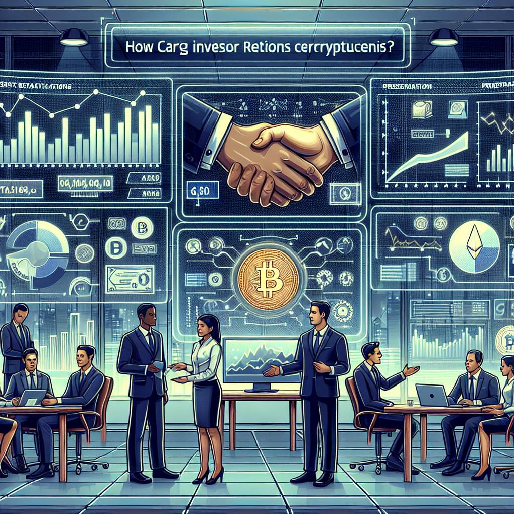 How can CARG investor relations benefit from investing in cryptocurrencies?