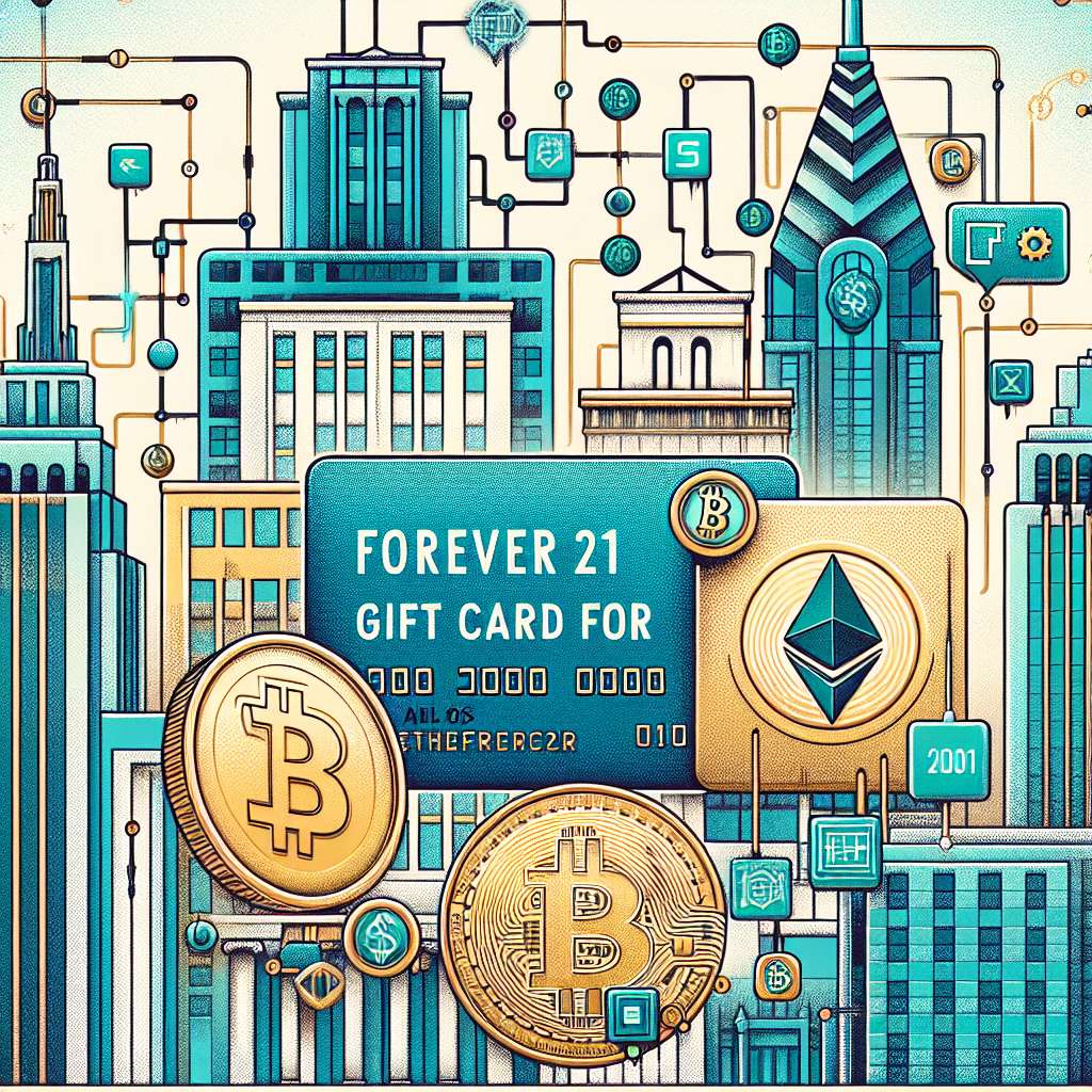 Can I redeem a forever 21 gift card for digital assets like Bitcoin or Ethereum?