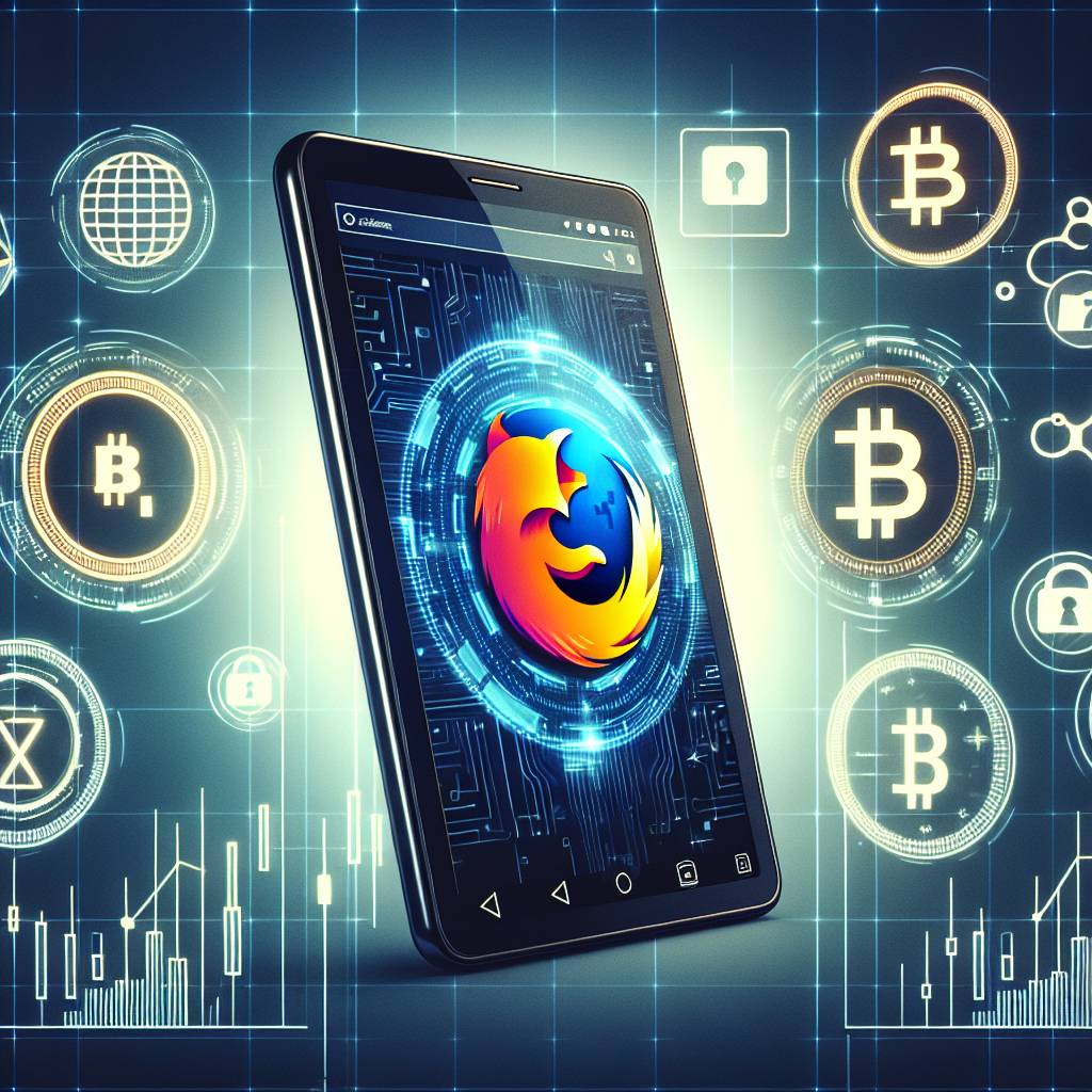 How can I use Mozilla Firefox on my Android tablet to securely trade cryptocurrencies?