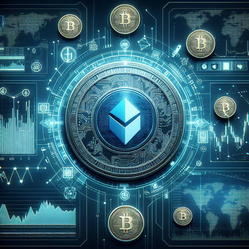 What is the significance of using blue in cryptocurrency logos?