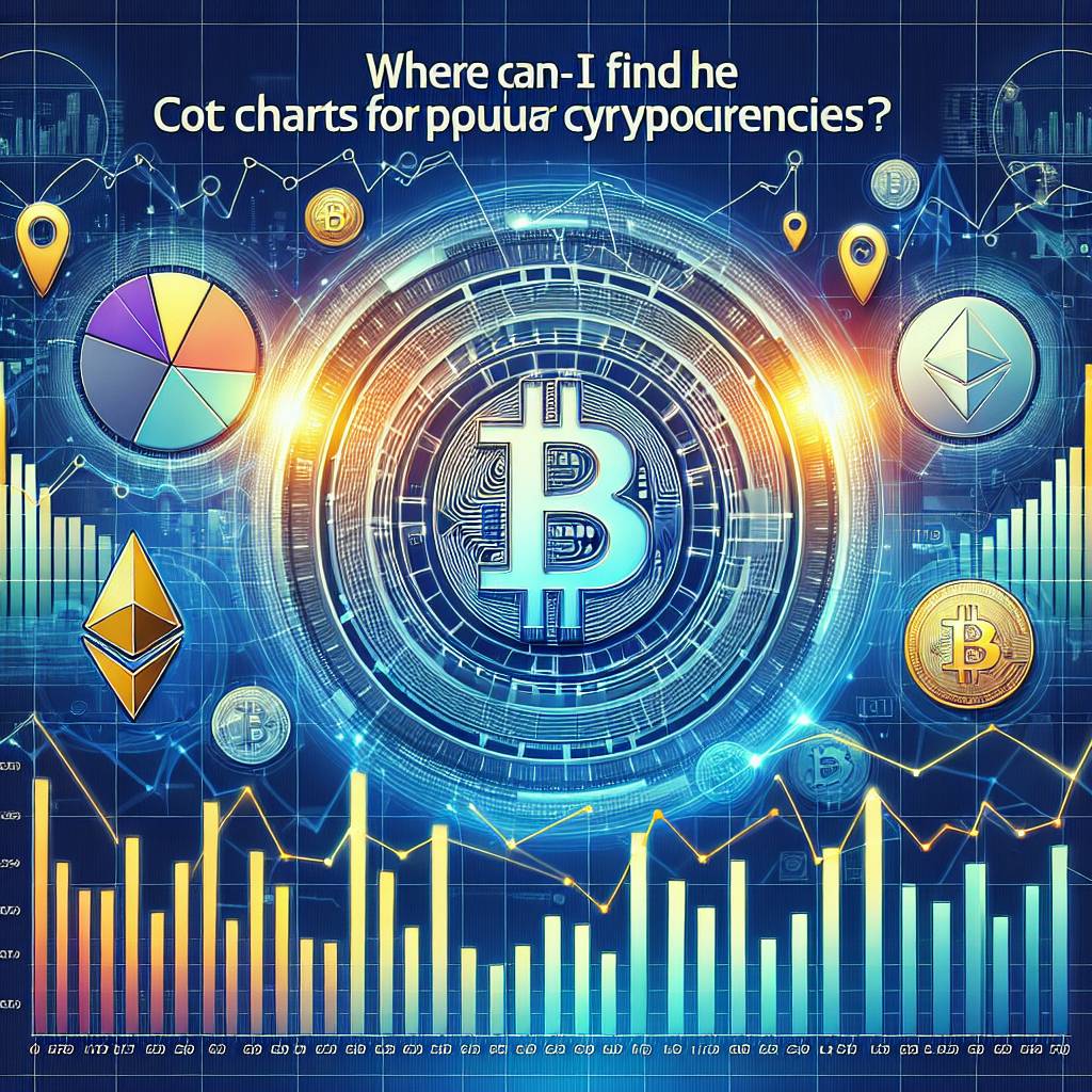 Where can I find COT charts for popular cryptocurrencies?