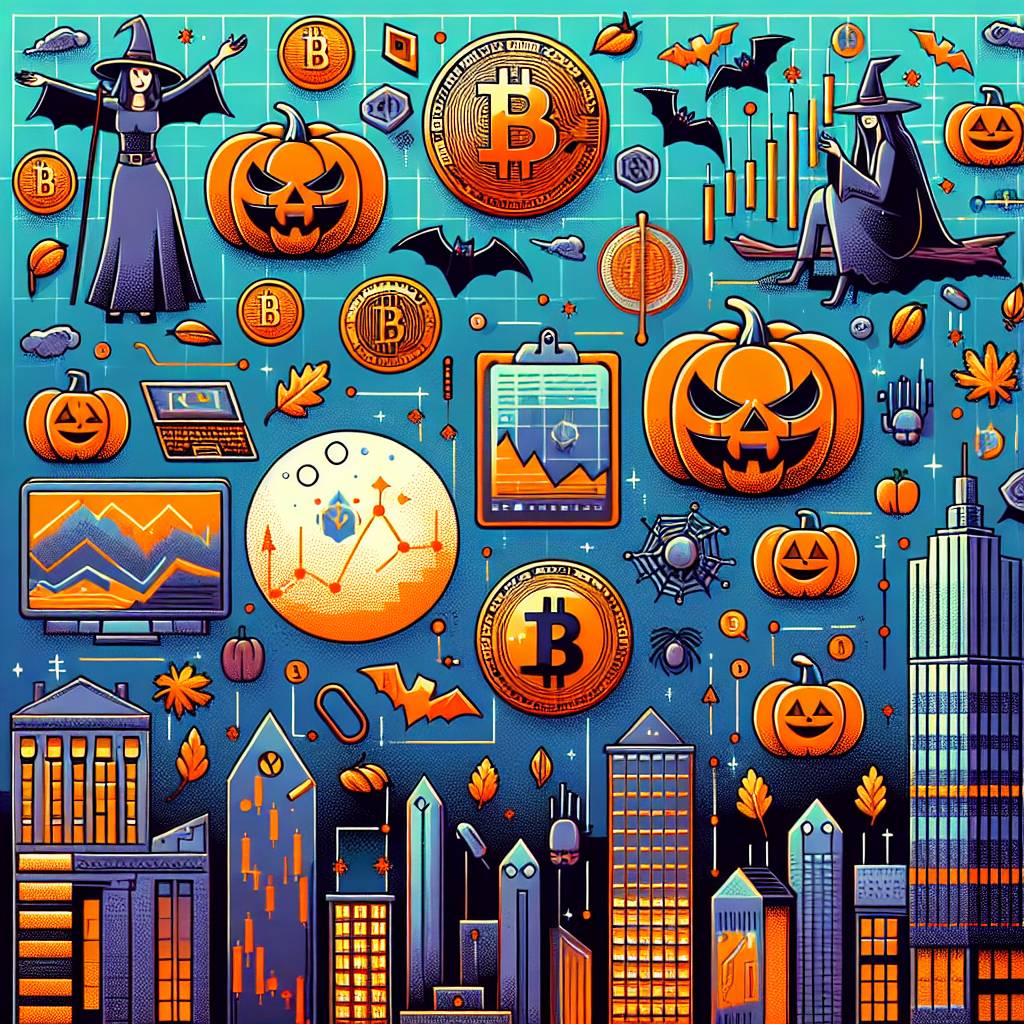 How does Halloween affect the prices of cryptocurrencies in the stock market?