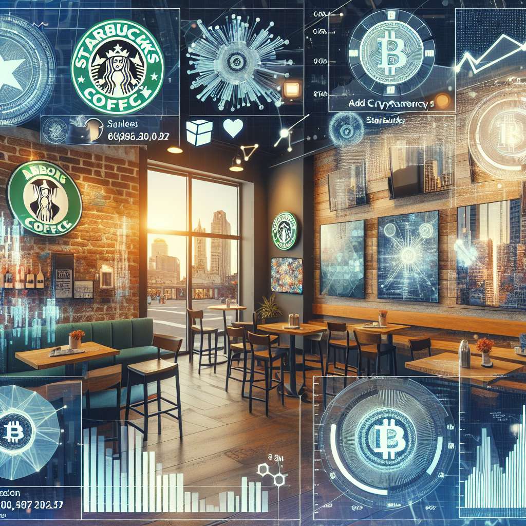 How did Starbucks sales in 2016 affect the adoption of cryptocurrencies?