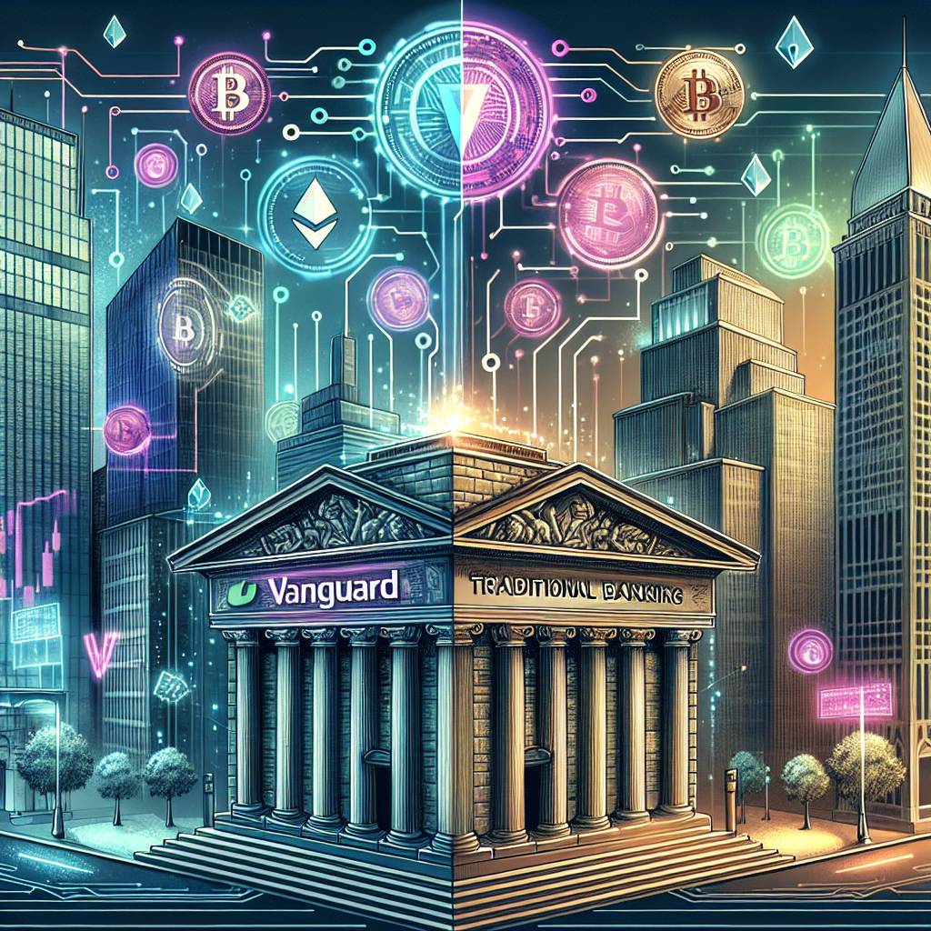 What are the advantages of vanguard banking ETF over traditional banking for cryptocurrency investments?