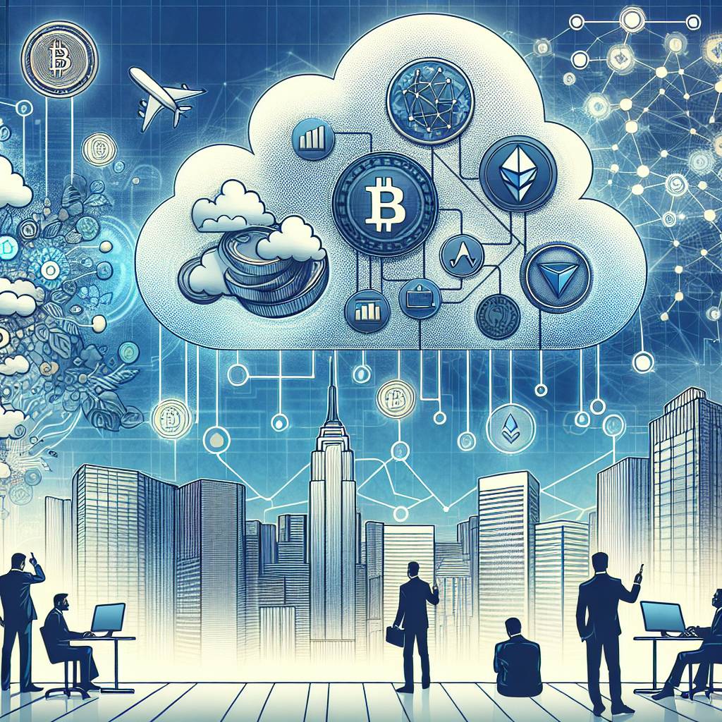 How do cloud services benefit cryptocurrency businesses?