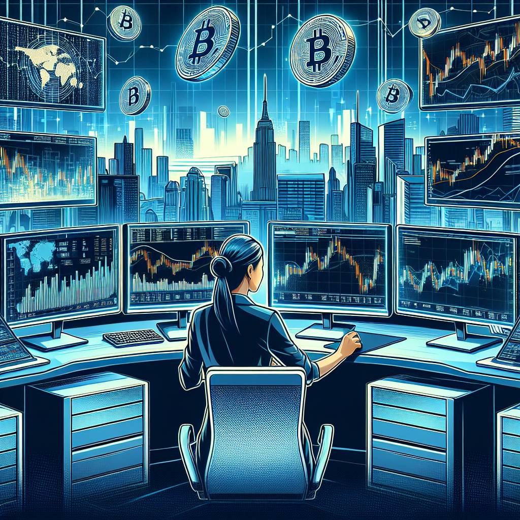 What are the key features to look for in a market structure chart for cryptocurrency trading?